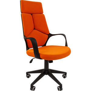 Офисное кресло Chairman 525 Россия ткань 26-24 оранжевый (00-07103577) самокат novatrack disco kids basic для детей регулируемый по высоте оранжевый