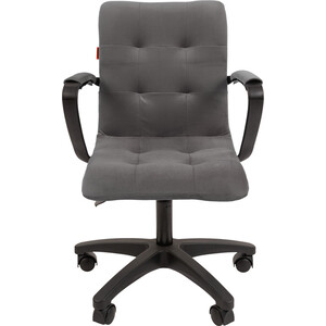 Офисное кресло Chairman 030 Россия ткань Т-55 серый, пластик (00-07107534)