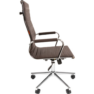 Офисное кресло Chairman 755 экопремиум коричневый (00-07107682)
