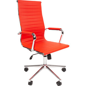 Офисное кресло Chairman 755 экопремиум красный (00-07107981) офисное кресло chairman game 15 экопремиум желтый