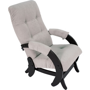 Кресло-маятник Мебелик Модель 68 Ткань ультра смок, каркас венге кресло для отдыха мебелик шоле экокожа ева 2 каркас венге