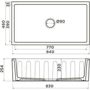 Кухонная мойка Omoikiri Mikura 83-SI silver (4993175)