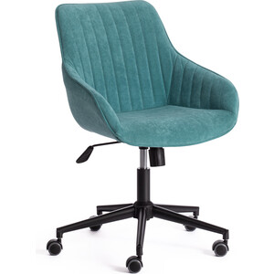Компьютерное кресло TetChair Кресло DUBLIN велюр Clermon, бирюзовый, 140 офисное кресло для персонала dobrin diana lm 9800 gold велюр mj9 101
