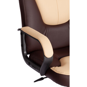 Компьютерное кресло TetChair Кресло NEO 2 (22) кож/зам, коричневый/бежевый, 36-36/36-34