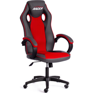 Компьютерное кресло TetChair Кресло RACER GT new кож/зам/ткань, металлик/красный, 36/08 компьютерное кресло woodville racer черное красное