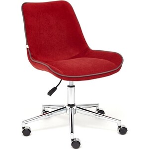 Компьютерное кресло TetChair Кресло STYLE флок , бордовый, 10 кресло tetchair zero флок бордовый 10 13503
