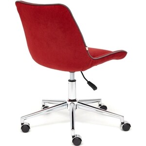 Компьютерное кресло TetChair Кресло STYLE флок , бордовый, 10