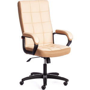 Компьютерное кресло TetChair Кресло TRENDY (22) кож/зам/ткань, бежевый/бронзовый, 36-34/21 стул бельмарко детский растущий регулируемый усура бежевый