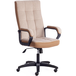 Компьютерное кресло TetChair Кресло TRENDY (22) флок/ткань, бежевый/бронза, 7/TW-21 кресло tetchair style флок бежевый 7 13569