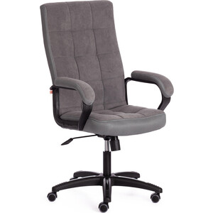 Компьютерное кресло TetChair Кресло TRENDY (22) флок/ткань, серый, 29/TW-12 офисное кресло tetchair leader ткань бордо 2604