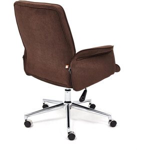 Компьютерное кресло TetChair Кресло YORK флок , коричневый, 6