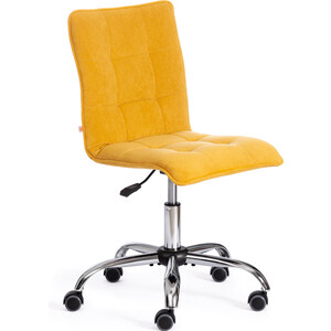 Компьютерное кресло TetChair Кресло ZERO велюр Clermon, горчичный, 170 офисное кресло для персонала dobrin diana lm 9800 gold велюр mj9 101