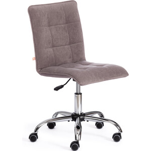Компьютерное кресло TetChair Кресло ZERO велюр Clermon, св. -серый, 60 офисное кресло для персонала dobrin terry lm 9400 пудрово розовый велюр mj9 32