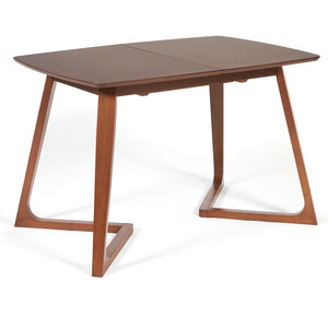 TetChair Стол раскладной Vaku (Ваку) основание бук, столешница мдф 80x120+40x75 см коричневый стол сервировочный мебелик бридж средне коричневый п0001996