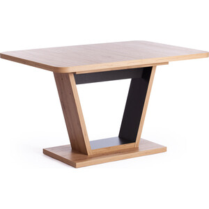 TetChair Стол обеденный Vox лдсп 132/172x85x75,5 см дуб артисан/графит стол tetchair wd 07 oak