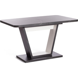 TetChair Стол обеденный Vox лдсп 132/172x85x75,5 см мрамор черный/белый стол tetchair wd 07 oak