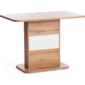 TetChair Стол обеденный Smart лдсп 105/140х68,6х75 см дуб вотан/белый стол tetchair wd 06 oak