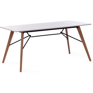 TetChair Стол Rusto (mod. 289А) мдф/металл 160х90х75 см white (белый) стол катрин прямоугольный нераскладной белый лдсп