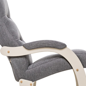 Кресло-качалка Leset Дэми слоновая кость, ткань Malmo 90