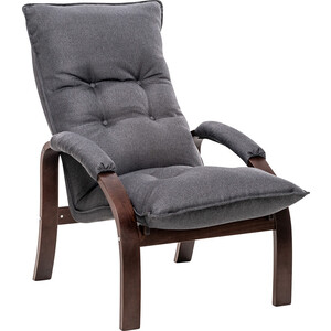 Кресло Leset Левада орех текстура, ткань Malmo 95 кресло leset поларис натуральное дерево ткань malmo 08