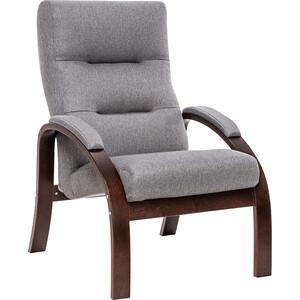 Кресло Leset Лион орех текстура, ткань Malmo 90 кресло arsko сламбер орех оранжевый вельвет