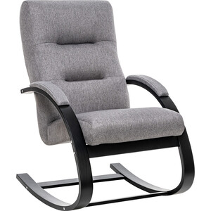 Кресло-качалка Leset Милано венге, ткань Malmo 90 кресло качалка мебелик ирса ткань пудровый каркас венге структура п0004573