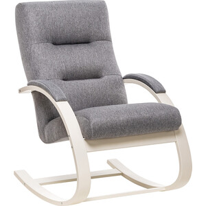 Кресло-качалка Leset Милано слоновая кость, ткань Malmo 90 кресло leset лион орех текстура ткань malmo 90