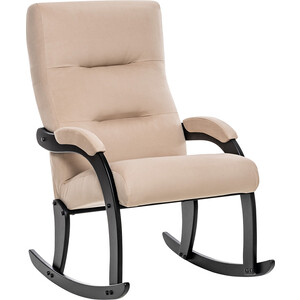 Кресло-качалка Leset Дэми венге, ткань V18 кресло качалка мебелик сайма экокожа шоколад каркас венге структура п0004568