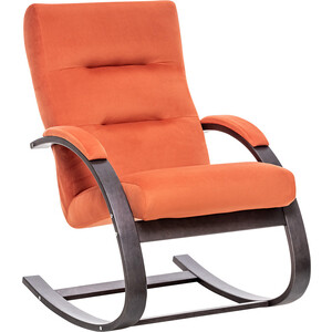 Кресло-качалка Leset Милано, Венге текстура, ткань V39 кресло leset лион венге ткань v14