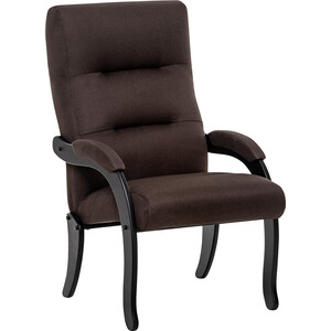 Кресло Leset Дэми венге, ткань Malmo 28 кресло вилора лондон ножки бук венге обивка велюр beauty 07