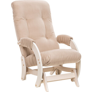 Кресло-качалка Leset Модель 68 (Футура) дуб беленый, ткань V18 кресло качалка leset модель 68 футура венге текстура к з antik crocodile