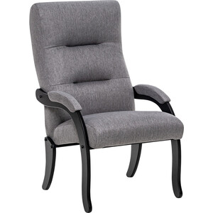 Leset Кресло Дэми венге, ткань Malmo 90 кресло шезлонг с полкой 75x59x109 см венге