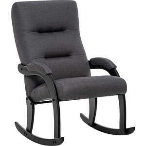 Leset Кресло-качалка Дэми венге, ткань Malmo 95 кресло качалка мебелик ирса ткань пудровый каркас венге структура п0004573