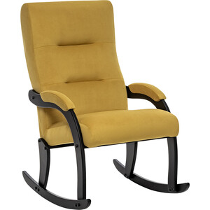 Leset Кресло-качалка Дэми венге, ткань V28 кресло качалка мебелик сайма экокожа шоколад каркас венге структура п0004568