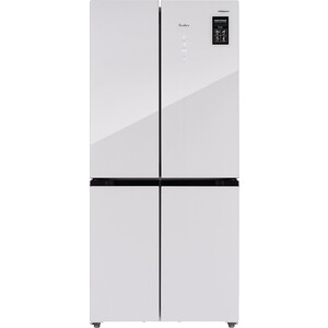 Холодильник Tesler RCD-482I WHITE GLASS