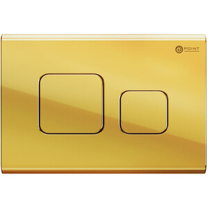 Кнопка смыва Point Афина золото (PN44041G) кнопка смыва cersanit twins матовое золото 63524