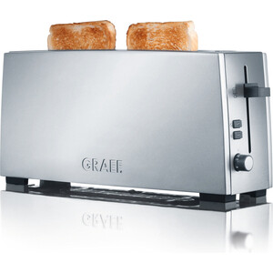 Тостер GRAEF TO 90 silber тостер tefal cube tt420d30 серебристый