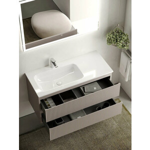 Мебель для ванной Sancos Snob R 100х45 левая, Doha Soft