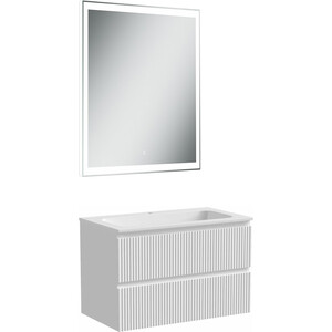 Мебель для ванной Sancos Snob R 80х45 Bianco мебель для ванной sancos snob t 100х45 левая bianco
