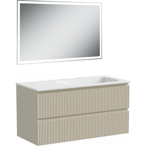 Мебель для ванной Sancos Snob R 100х45 правая, Beige Soft privacy net beige 1 8x50 m hdpe 75 g m²