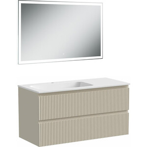 Мебель для ванной Sancos Snob R 100х45 левая, Beige Soft privacy net beige 1 8x50 m hdpe 75 g m²
