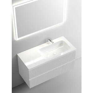 Мебель для ванной Sancos Snob T 100х45 правая, Bianco