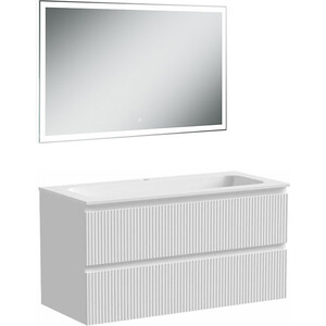 Мебель для ванной Sancos Snob T 100х45 Bianco мебель для ванной sancos snob r 100х45 doha soft