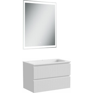 Мебель для ванной Sancos Snob T 80х45 Bianco тумба под раковину sancos snob r 80х45 bianco snr80w