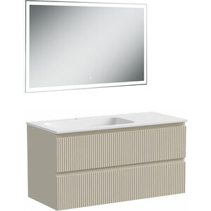 Мебель для ванной Sancos Snob T 100х45 левая, Beige Soft privacy net beige 1 2x25 m hdpe 195 g m²