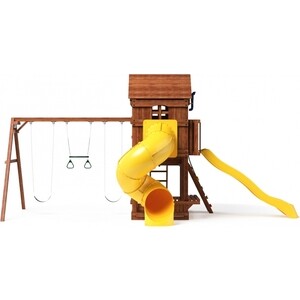 Детский игровой комплекс Капризун Р955 с трубой и горкой (Р955-3)