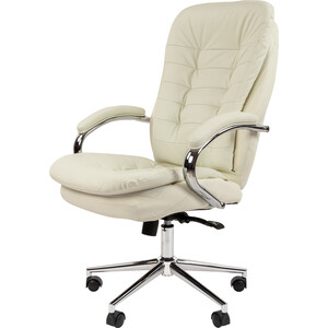 Офисное кресло Chairman 795 кожа белая (00-07116605)