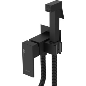 Смеситель для душа Wasserkraft с гигиенической лейкой, черный soft-touch (A71638) стойка для душа wasserkraft