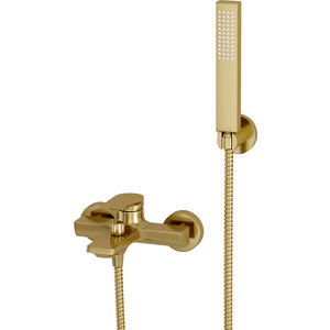 Смеситель для ванны Wasserkraft Aisch матовое золото (5501) держатель для третьей штанги 2 см золото матовое