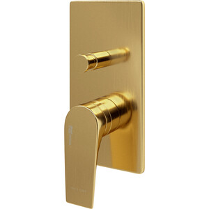 Смеситель для ванны Wasserkraft Aisch матовое золото (5561) смеситель для ванны abber daheim напольный золото матовое af8215g